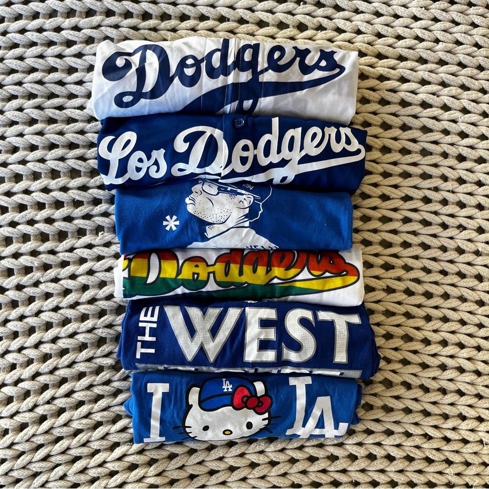 LA Dodgers Jerseys and T-Shirts #1Fan Collection - set of 6